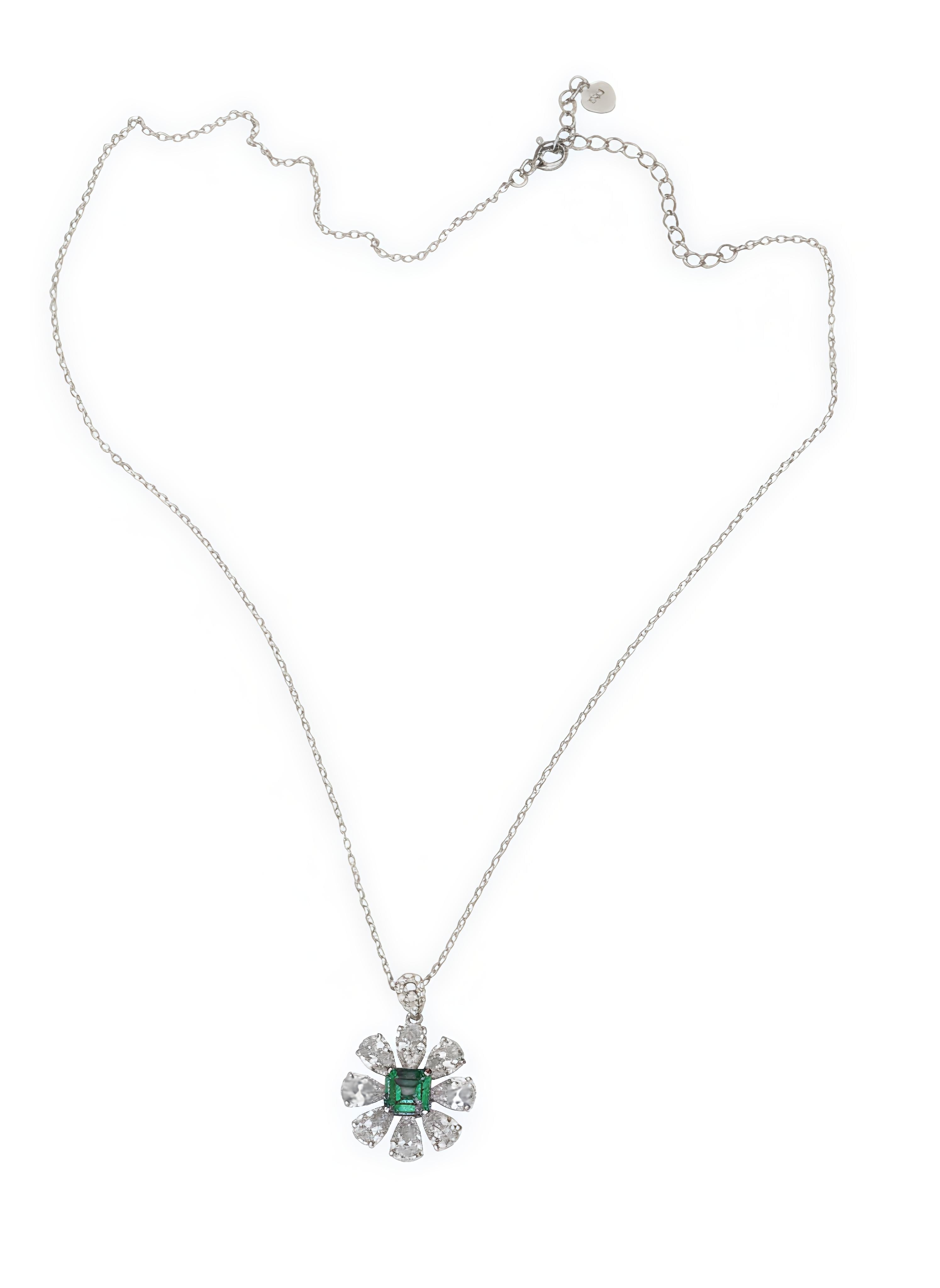 πΈ Floral Asscher Necklace π